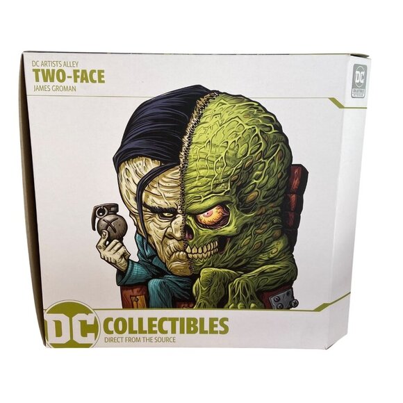 DC Collectibles Artists Alley Two-Face Vinyl Figure By James Groman - Picture 1 of 7
